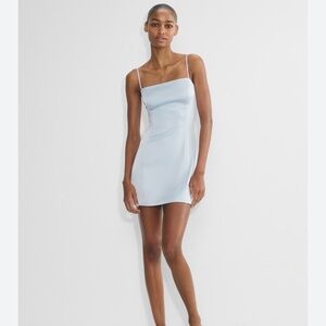 Aritzia Sunday Best Satin Shimmer Dress